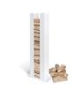 Range bûches design blanc - Rangement