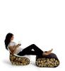 Porte bûche Flex design Noir pour ranger votre bois de chauffage - Rangement