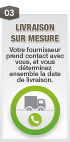 livraison sur mesure