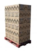 Bûches densifiées de jour en palette de cartons --91000