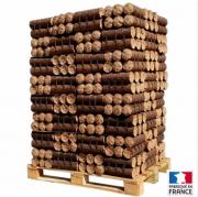 Bûches compressées de jour en palette --44330