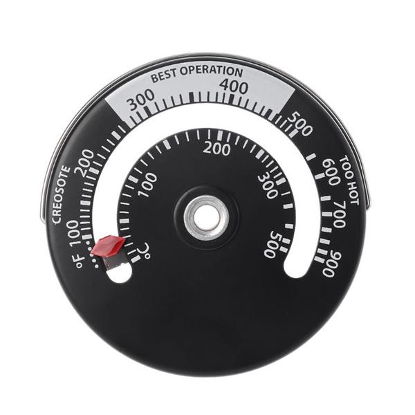 Thermomètre poêle et cheminée mesurant la température des fumées - Diagnostics